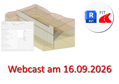 Kostenfreier Webcast FIDES-Infrastructure-Toolbox/FIT – parametrischer Verbau in Autodesk Revit mit FIT