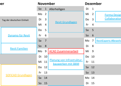 Schulungstermine Oktober – Dezember 2026